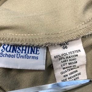 Khaki Uniform Skirt/Skort